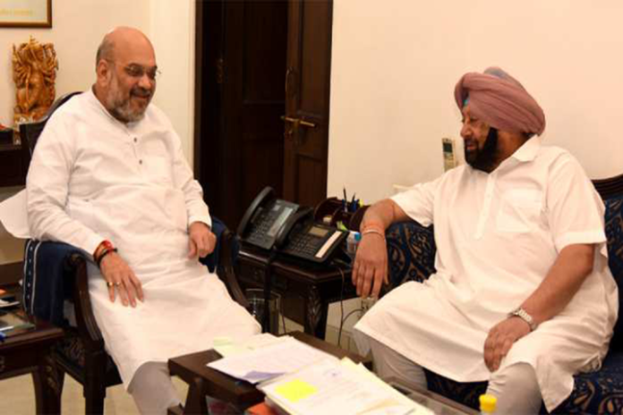 Amarinder Singh & Amit Shah